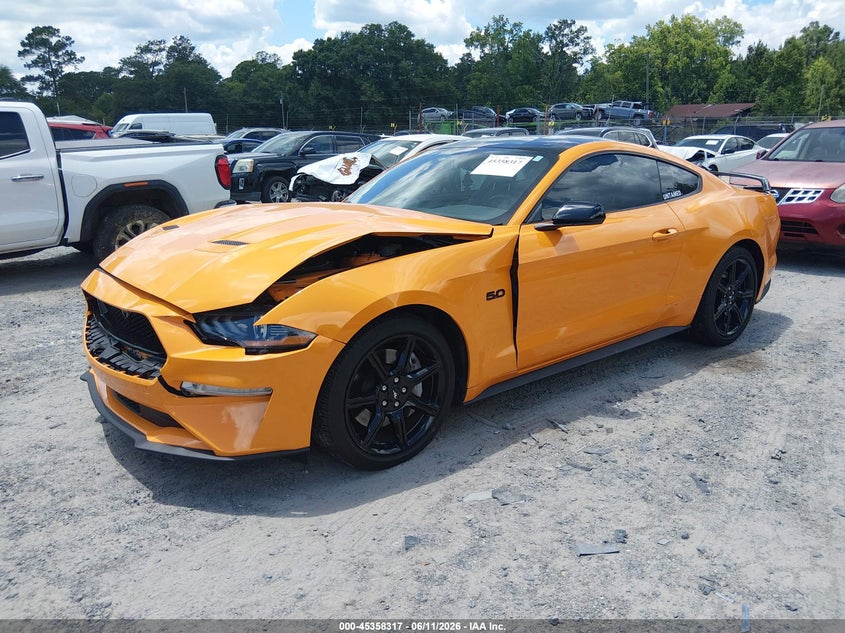 2019 Ford Mustang VIN 1FA6P8CF4K5156977 IAAI salvage auction — FRONT END, Salvage Title, sold $14,900 on 2026-10-16 (photo 2)