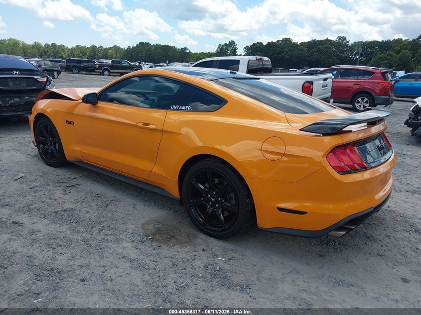 2019 Ford Mustang VIN 1FA6P8CF4K5156977 IAAI salvage auction — FRONT END, Salvage Title, sold $14,900 on 2026-10-16 (photo 3)