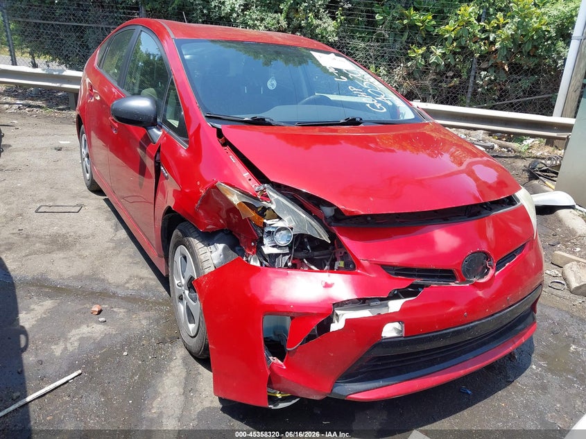 2012 Toyota Prius VIN JTDKN3DU7C1540520 IAAI salvage auction — RIGHT FRONT, Salvage (North Carolina), sold $1,100 on 2026-07-16 (photo 6)