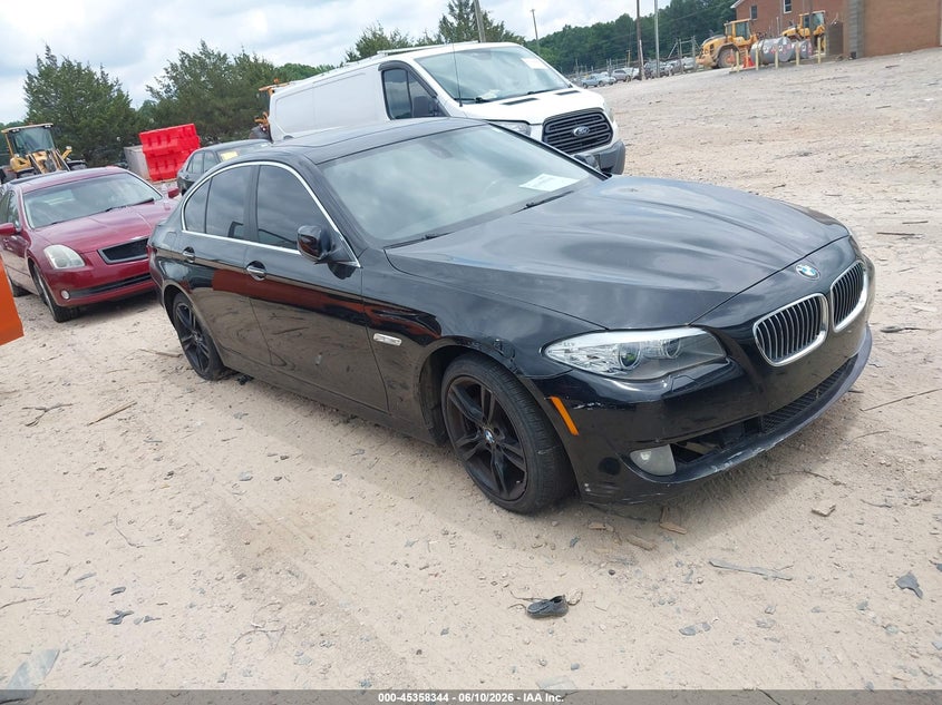 2011 BMW 5er VIN WBAFR1C51BDS36095 IAAI salvage auction — NORMAL WEAR, Clear-Dealer Only (North Carolina), sold $300 on 2026-07-06 (photo 1)