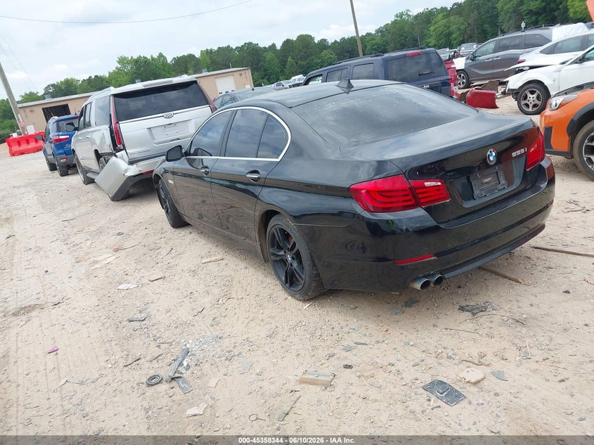 2011 BMW 5er VIN WBAFR1C51BDS36095 IAAI salvage auction — NORMAL WEAR, Clear-Dealer Only (North Carolina), sold $300 on 2026-07-06 (photo 3)