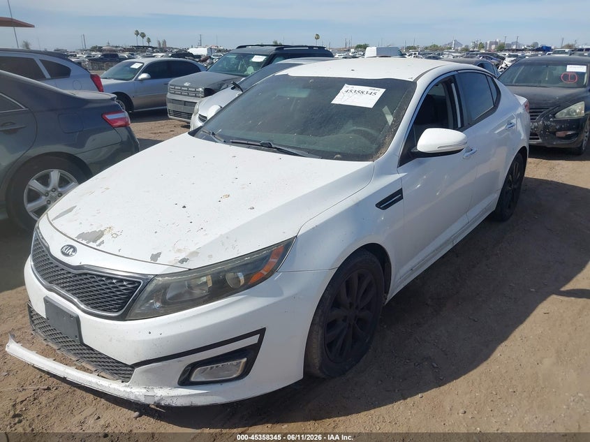 2015 Kia Optima VIN 5XXGN4A75FG458286 IAAI salvage auction — NORMAL WEAR, Clear-Dealer Only (Arizona), sold $1,000 on 2026-07-14 (photo 2)