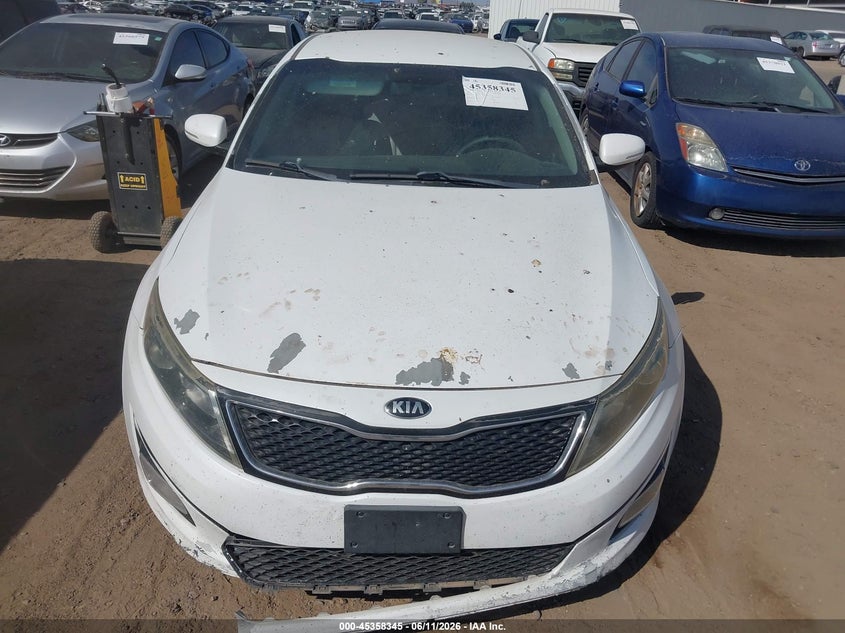 2015 Kia Optima VIN 5XXGN4A75FG458286 IAAI salvage auction — NORMAL WEAR, Clear-Dealer Only (Arizona), sold $1,000 on 2026-07-14 (photo 6)
