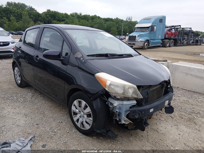 2014 Toyota Yaris VIN VNKKTUD30EA001430 IAAI salvage auction — FRONT & REAR, Salvage (Ohio), sold $875 on 2026-07-29 (photo 1)