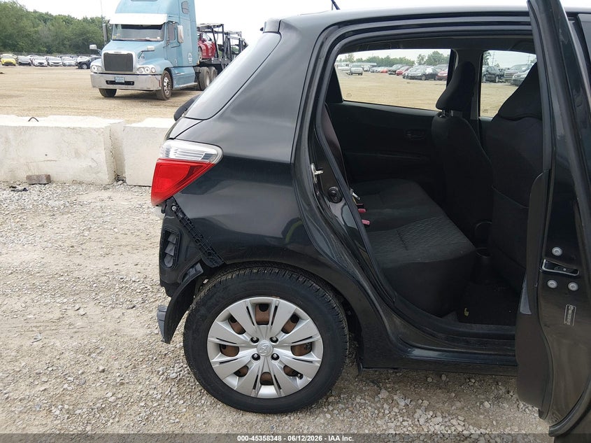 2014 Toyota Yaris VIN VNKKTUD30EA001430 IAAI salvage auction — FRONT & REAR, Salvage (Ohio), sold $875 on 2026-07-29 (photo 8)