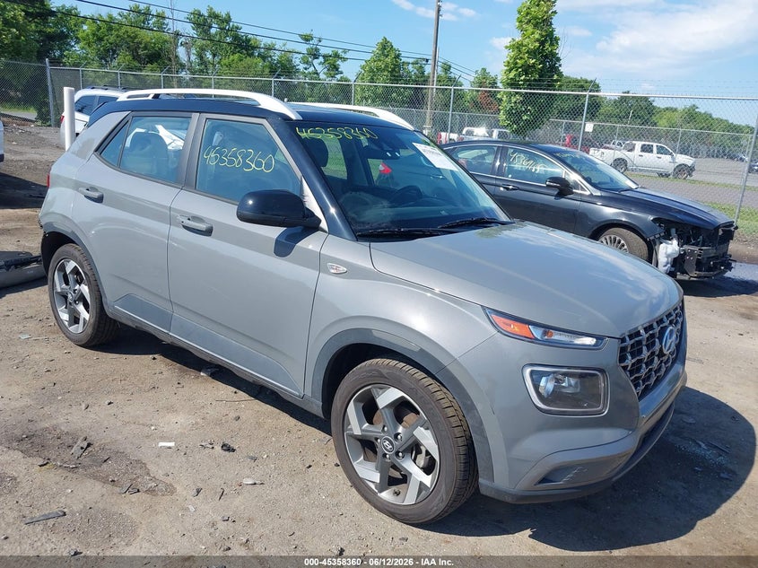 2022 Hyundai Venue VIN KMHRC8A39NU207892 IAAI salvage auction — REAR END, Salvage Title, sold $2,650 on 2026-07-28 (photo 1)
