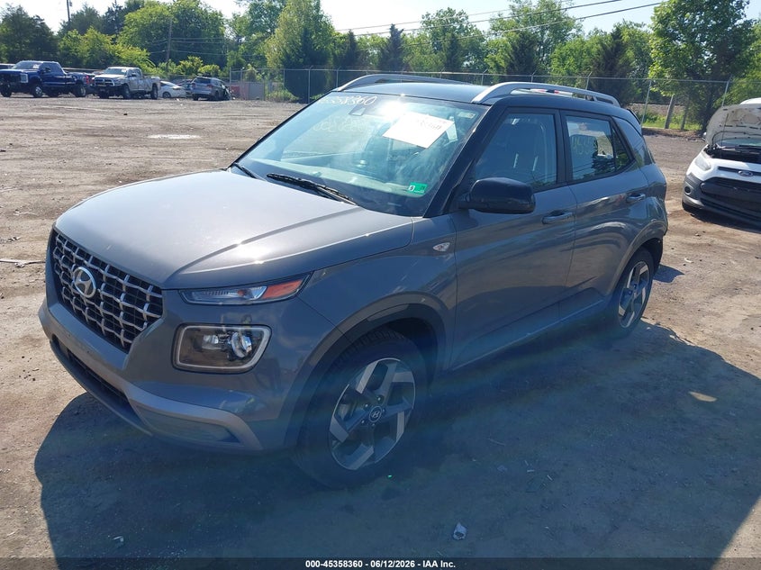 2022 Hyundai Venue VIN KMHRC8A39NU207892 IAAI salvage auction — REAR END, Salvage Title, sold $2,650 on 2026-07-28 (photo 2)