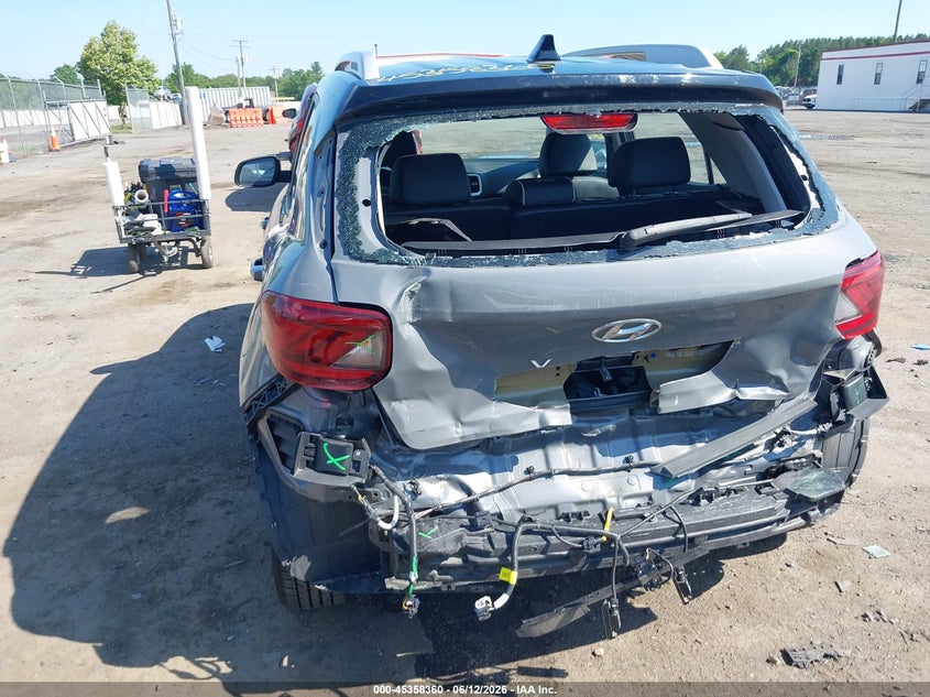 2022 Hyundai Venue VIN KMHRC8A39NU207892 IAAI salvage auction — REAR END, Salvage Title, sold $2,650 on 2026-07-28 (photo 6)