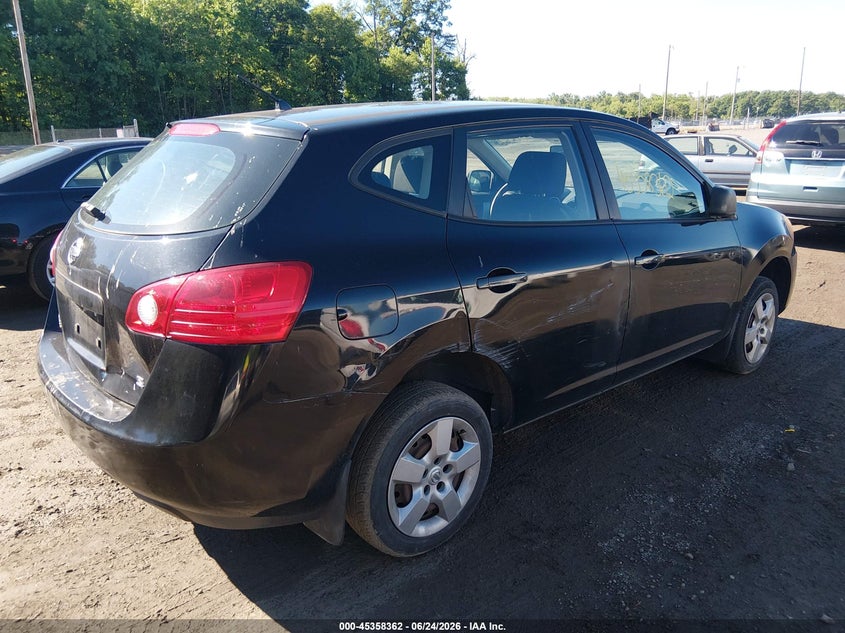 2009 Nissan Rogue sport VIN JN8AS58T39W325282 IAAI salvage auction — NORMAL WEAR, Clear (District Of Columbia), sold $275 on 2026-07-22 (photo 4)