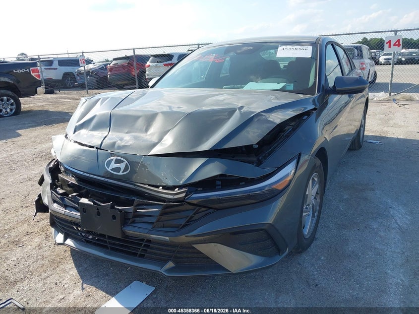 2026 Hyundai Elantra VIN KMHLL4DG6TU227902 IAAI salvage auction — FRONT END, Salvage (Texas), sold $5,700 on 2026-07-30 (photo 2)