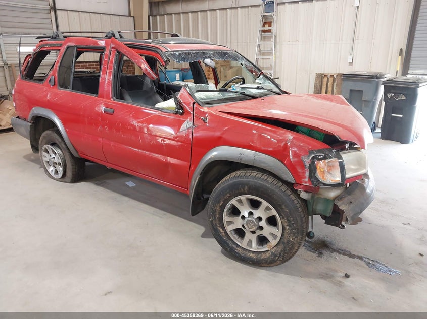 2001 Nissan Pathfinder VIN JN8DR07X11W510564 IAAI salvage auction — ROLLOVER, Salvage (North Carolina), sold $250 on 2026-07-23 (photo 1)