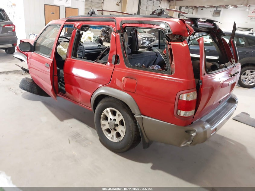 2001 Nissan Pathfinder VIN JN8DR07X11W510564 IAAI salvage auction — ROLLOVER, Salvage (North Carolina), sold $250 on 2026-07-23 (photo 3)