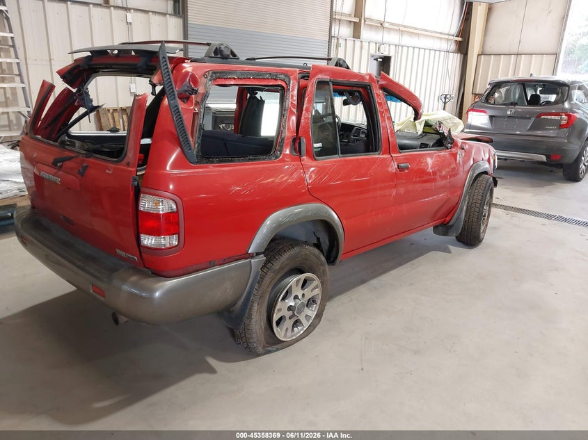 2001 Nissan Pathfinder VIN JN8DR07X11W510564 IAAI salvage auction — ROLLOVER, Salvage (North Carolina), sold $250 on 2026-07-23 (photo 4)