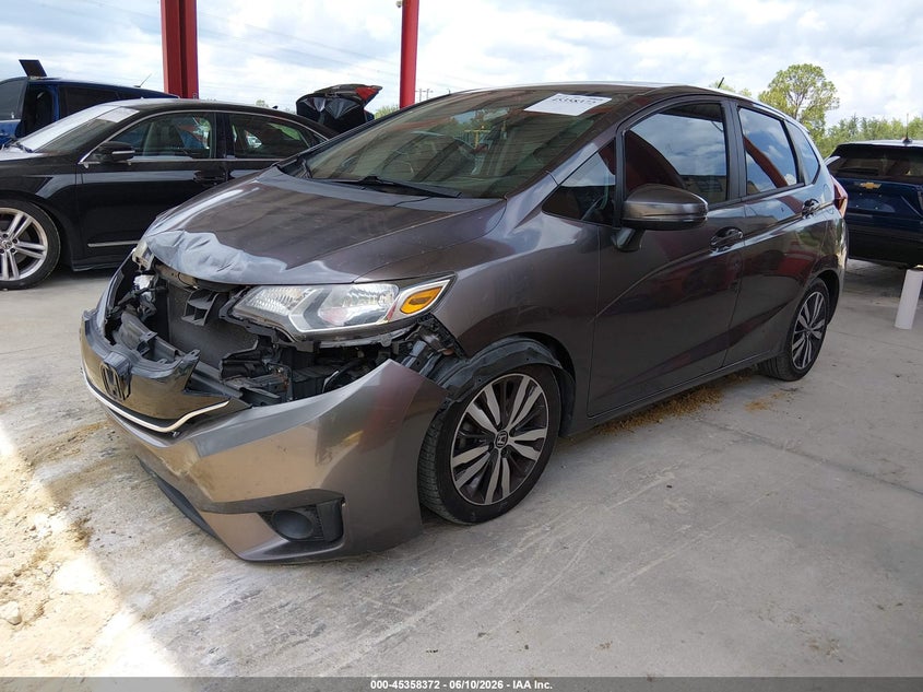 2016 Honda Fit VIN JHMGK5H77GX031821 IAAI salvage auction — FRONT & REAR, Salvage Title, sold $2,400 on 2026-07-28 (photo 2)