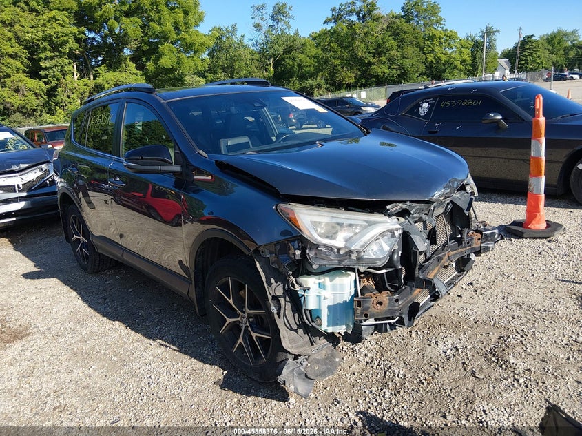 2018 Toyota Rav 4 VIN JTMJFREV8JJ730956 IAAI salvage auction — FRONT END, Salvage (Ohio), sold $4,500 on 2026-07-14 (photo 1)