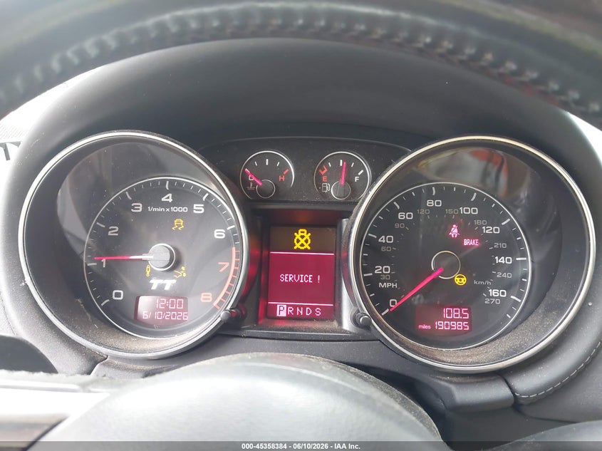 2008 Audi Tt VIN TRUDD38J081002962 IAAI salvage auction — NORMAL WEAR, Clear (New Jersey), sold $825 on 2026-07-08 (photo 7)