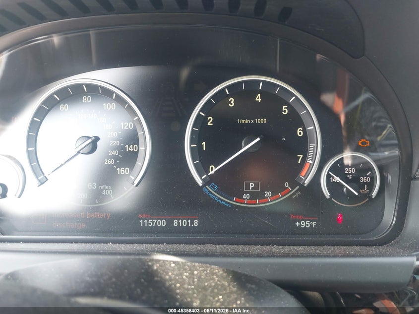 2014 BMW 6er VIN WBA6B8C56EDZ72578 IAAI salvage auction — VANDALISM, Salvage - Greater Than 75% (Maryland), sold $25 on 2026-08-14 (photo 7)