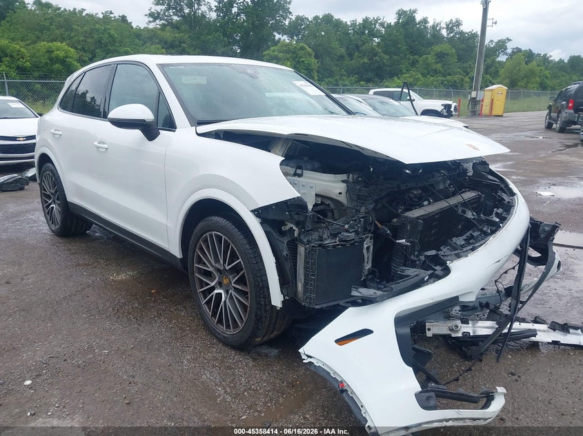 2020 Porsche Cayenne VIN WP1AB2AY2LDA28473 IAAI salvage auction — FRONT END, Salvage (Louisiana), sold $22,075 on 2026-07-07 (photo 1)