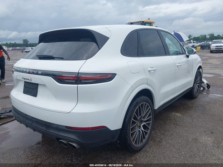 2020 Porsche Cayenne VIN WP1AB2AY2LDA28473 IAAI salvage auction — FRONT END, Salvage (Louisiana), sold $22,075 on 2026-07-07 (photo 4)