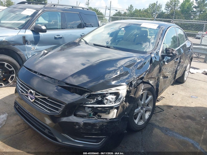 2016 Volvo S60 VIN YV1612TK1G2412209 IAAI salvage auction — FRONT END, Salvage (North Carolina), sold $625 on 2026-08-10 (photo 2)