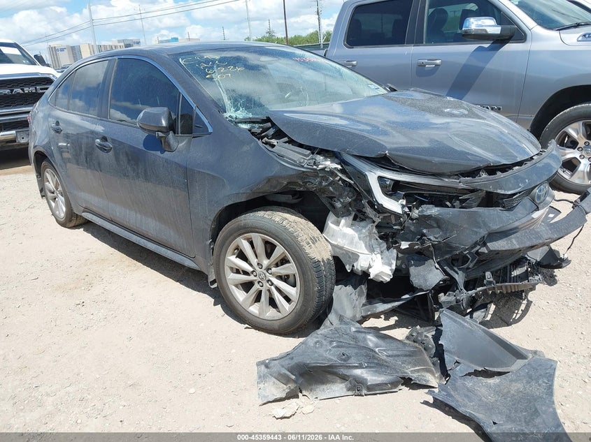 2024 Toyota Corolla VIN JTDBCMFE8R3033155 IAAI salvage auction — FRONT END, Salvage (Texas), sold $3,650 on 2026-07-29 (photo 1)