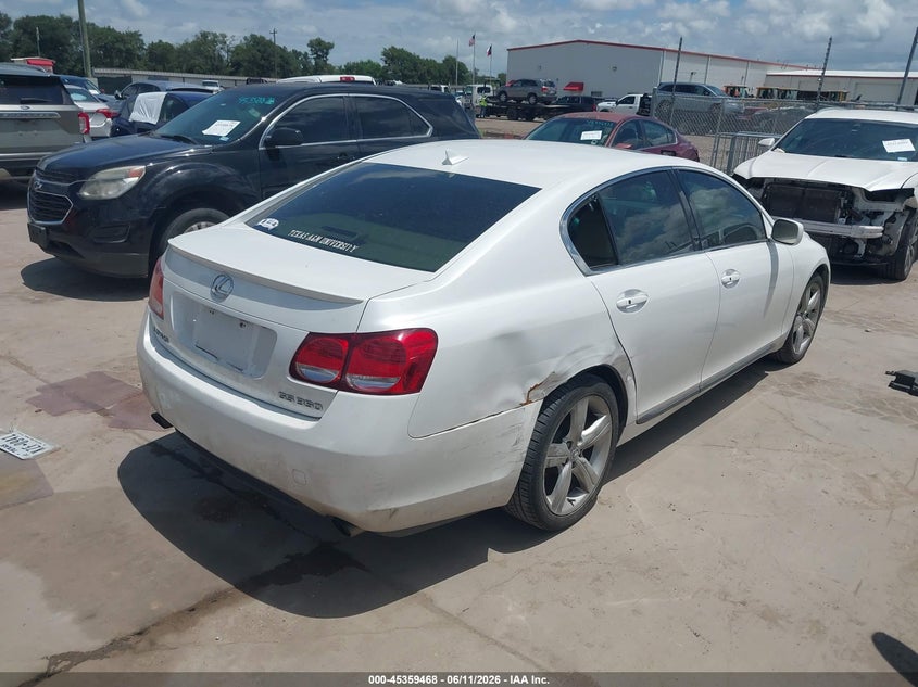 2007 Lexus Gs 350 VIN JTHBE96S070019678 IAAI salvage auction — FRONT & REAR, Salvage (Texas), sold $950 on 2026-07-14 (photo 4)