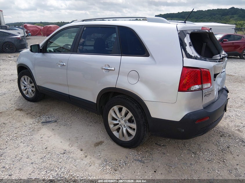 2011 Kia Sorento VIN 5XYKTDA21BG073110 IAAI salvage auction — REAR END, Clear (Arkansas), sold $1,300 on 2026-07-16 (photo 3)
