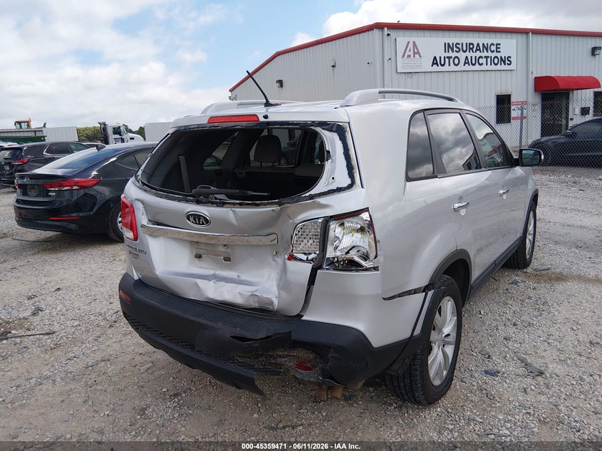 2011 Kia Sorento VIN 5XYKTDA21BG073110 IAAI salvage auction — REAR END, Clear (Arkansas), sold $1,300 on 2026-07-16 (photo 6)