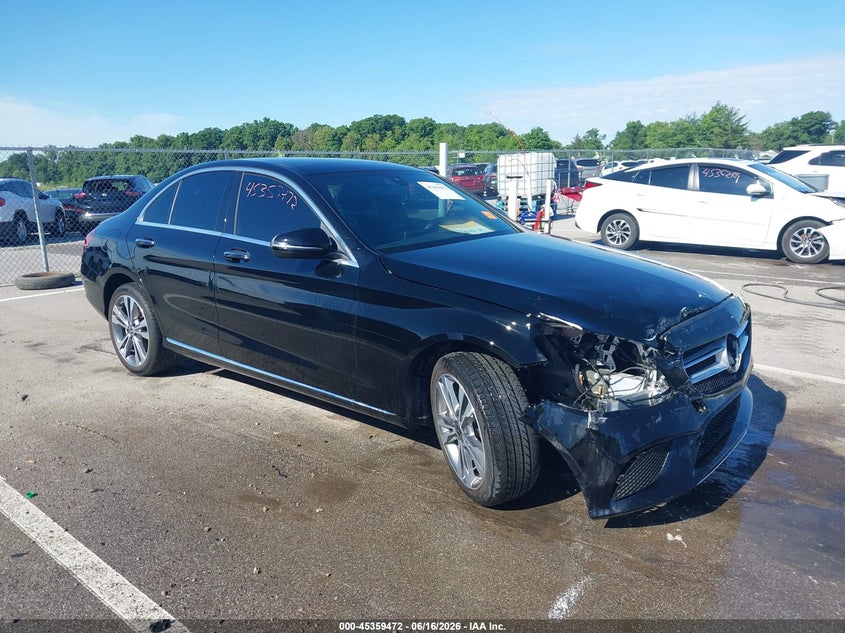 2021 Mercedes-benz C-klasse VIN W1KWF8EB3MR652569 IAAI salvage auction — FRONT END, Salvage (Indiana), sold $3,700 on 2026-07-31 (photo 1)