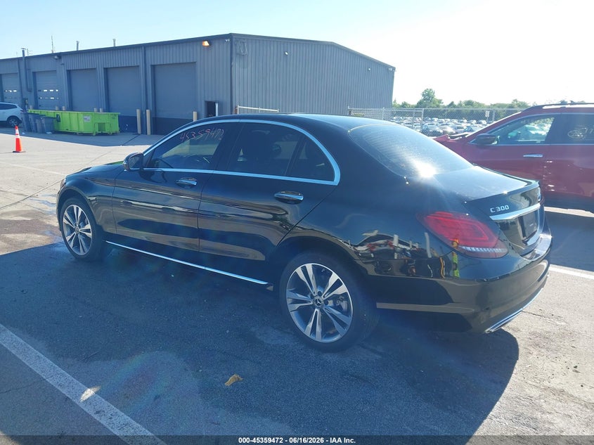 2021 Mercedes-benz C-klasse VIN W1KWF8EB3MR652569 IAAI salvage auction — FRONT END, Salvage (Indiana), sold $3,700 on 2026-07-31 (photo 3)
