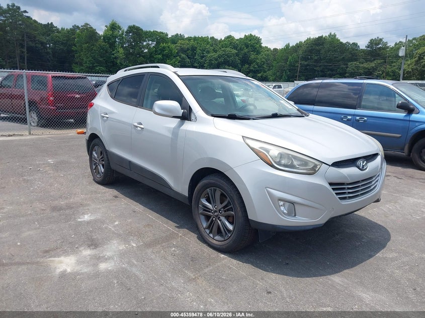 2015 Hyundai Tucson VIN KM8JUCAG3FU052371 IAAI salvage auction — NORMAL WEAR, Repossession Paperwork (Georgia), sold $1,550 on 2026-07-29 (photo 1)