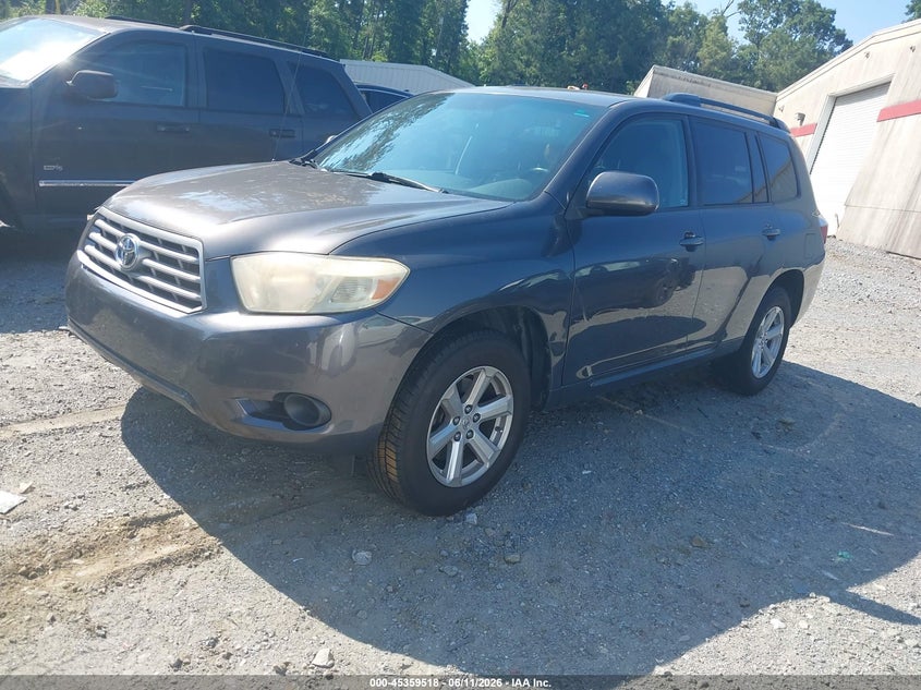 2009 Toyota Highlander VIN JTEDA41A392005557 IAAI salvage auction — ALL OVER, Salvage (Georgia), sold $1,100 on 2026-07-28 (photo 2)