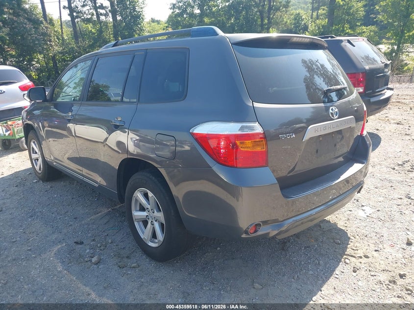 2009 Toyota Highlander VIN JTEDA41A392005557 IAAI salvage auction — ALL OVER, Salvage (Georgia), sold $1,100 on 2026-07-28 (photo 3)