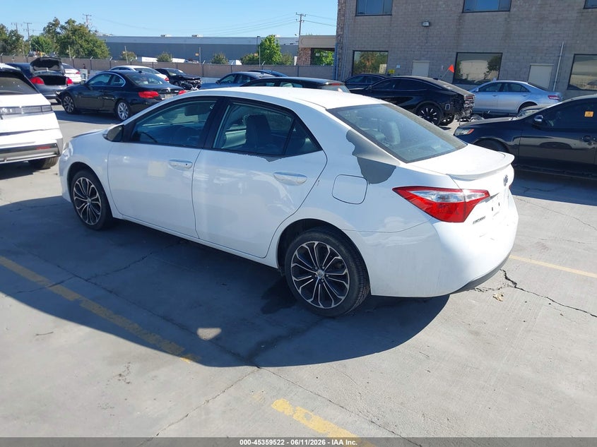 2015 Toyota Corolla VIN 5YFBURHE4FP267500 IAAI salvage auction — LEFT SIDE, Clear - Dealer Only (California), sold $4,100 on 2026-07-06 (photo 3)