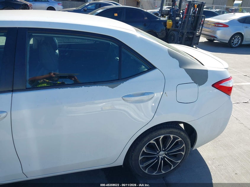 2015 Toyota Corolla VIN 5YFBURHE4FP267500 IAAI salvage auction — LEFT SIDE, Clear - Dealer Only (California), sold $4,100 on 2026-07-06 (photo 6)
