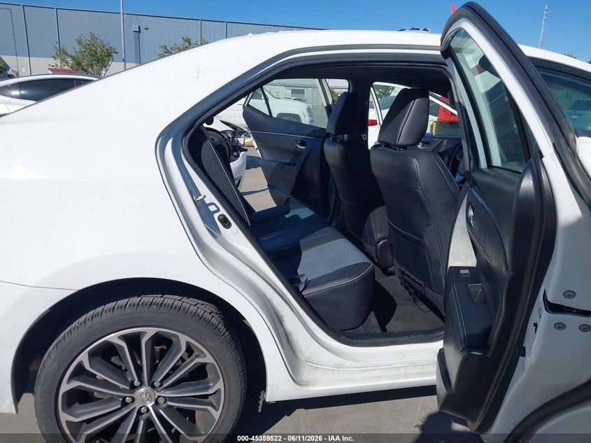 2015 Toyota Corolla VIN 5YFBURHE4FP267500 IAAI salvage auction — LEFT SIDE, Clear - Dealer Only (California), sold $4,100 on 2026-07-06 (photo 8)