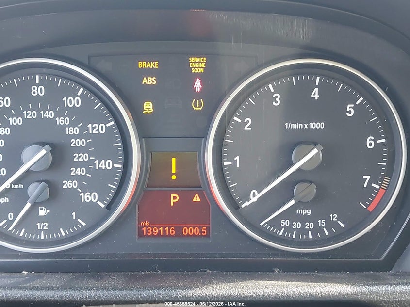 2014 BMW X1 VIN WBAVM1C5XEVW53966 IAAI salvage auction — NORMAL WEAR, Clear (Delaware), sold $600 on 2026-07-30 (photo 7)