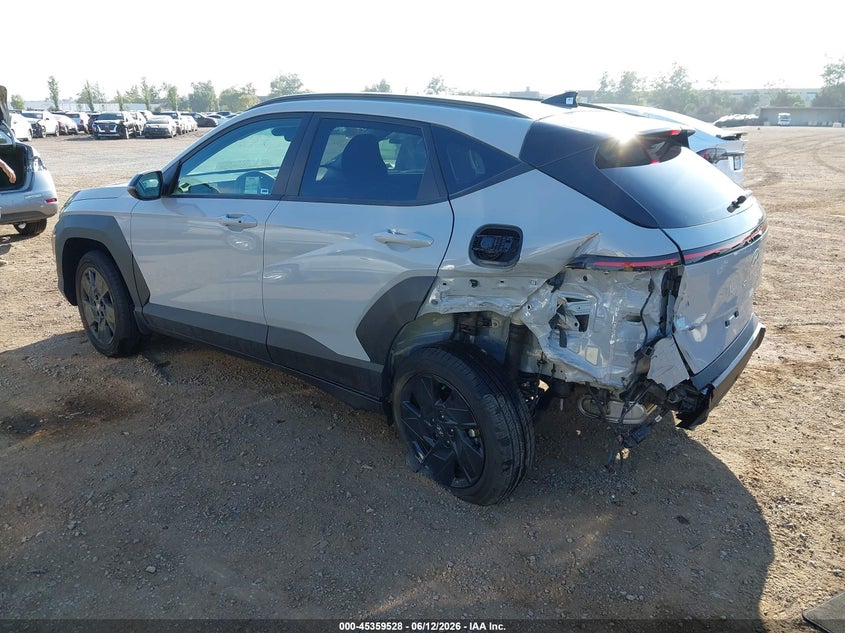 2026 Hyundai Kona VIN KM8HFCAB8TU384816 IAAI salvage auction — REAR END, Salvage (Arizona), sold $4,050 on 2026-07-29 (photo 3)