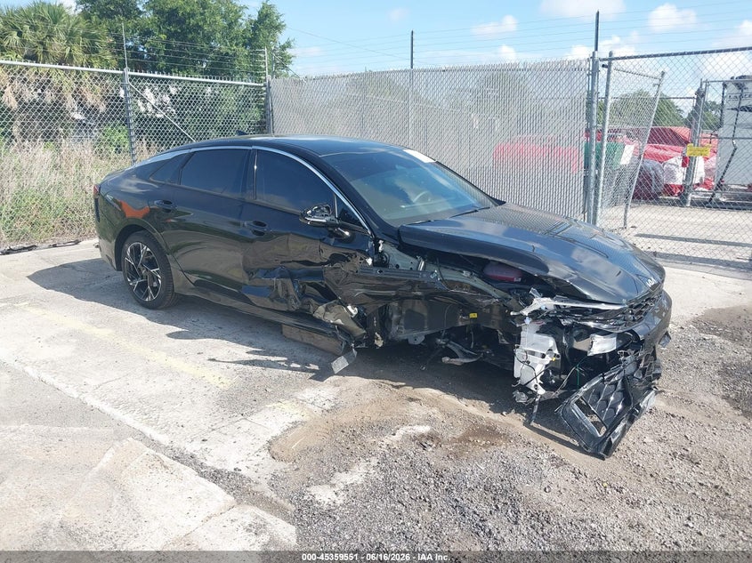 2026 Kia K5 VIN KNAG64J76T5497818 IAAI salvage auction — RIGHT SIDE, Rebuildable (Florida), sold $5,150 on 2026-07-08 (photo 1)