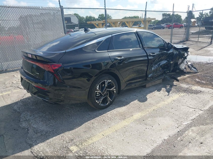 2026 Kia K5 VIN KNAG64J76T5497818 IAAI salvage auction — RIGHT SIDE, Rebuildable (Florida), sold $5,150 on 2026-07-08 (photo 4)