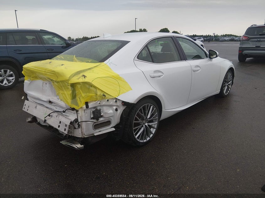 2017 Lexus Is VIN JTHCM1D25H5015108 IAAI salvage auction — REAR END, Salvage (Minnesota), sold $8,550 on 2026-07-20 (photo 4)