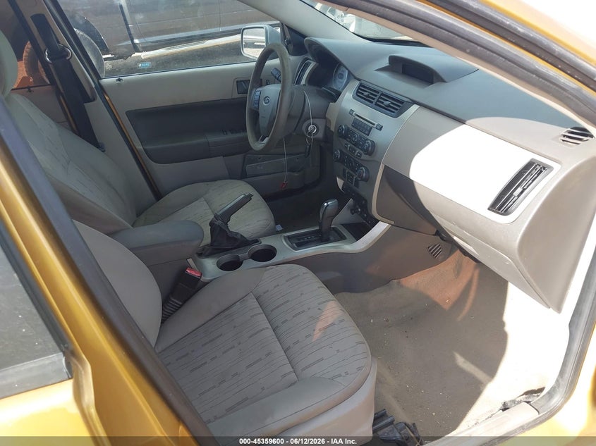 2009 Ford Focus VIN 1FAHP35N09W255333 IAAI salvage auction — FRONT END, Salvage (Texas), sold $400 on 2026-07-09 (photo 5)