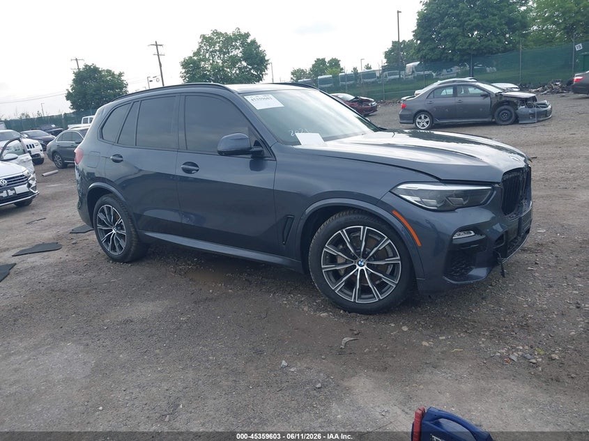 2021 BMW X5 VIN 5UXCR6C01M9H72141 — IAAI salvage auction photo