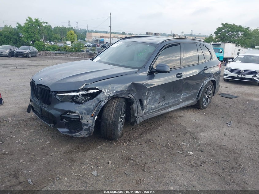 2021 BMW X5 VIN 5UXCR6C01M9H72141 IAAI salvage auction — SIDE, Salvage Title, sold $18,900 on 2026-08-29 (photo 2)