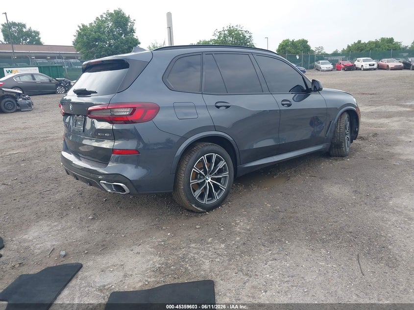 2021 BMW X5 VIN 5UXCR6C01M9H72141 IAAI salvage auction — SIDE, Salvage Title, sold $18,900 on 2026-08-29 (photo 4)
