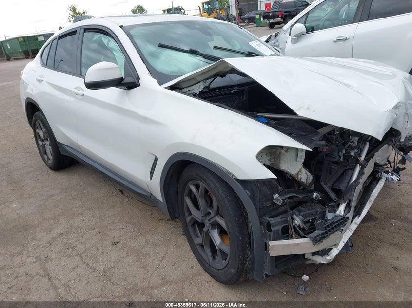 2022 BMW X4 VIN 5UX33DT00N9K17363 IAAI salvage auction — FRONT END, Scrap (Michigan), sold $4,100 on 2026-07-08 (photo 1)