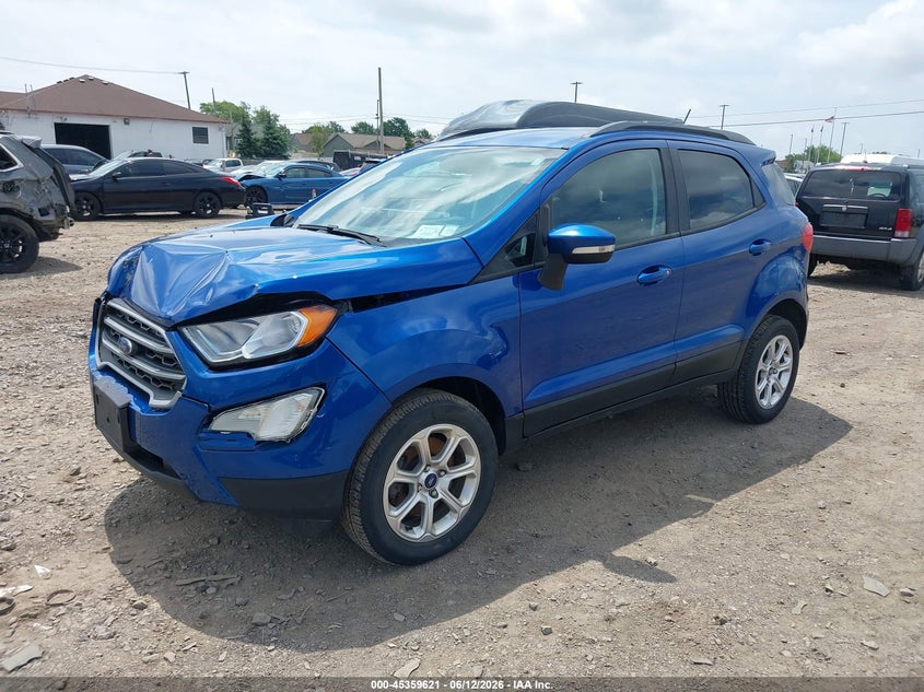 2019 Ford Ecosport VIN MAJ6S3GLXKC292964 IAAI salvage auction — FRONT END, Salvage Title, sold $25 on 2026-07-29 (photo 2)
