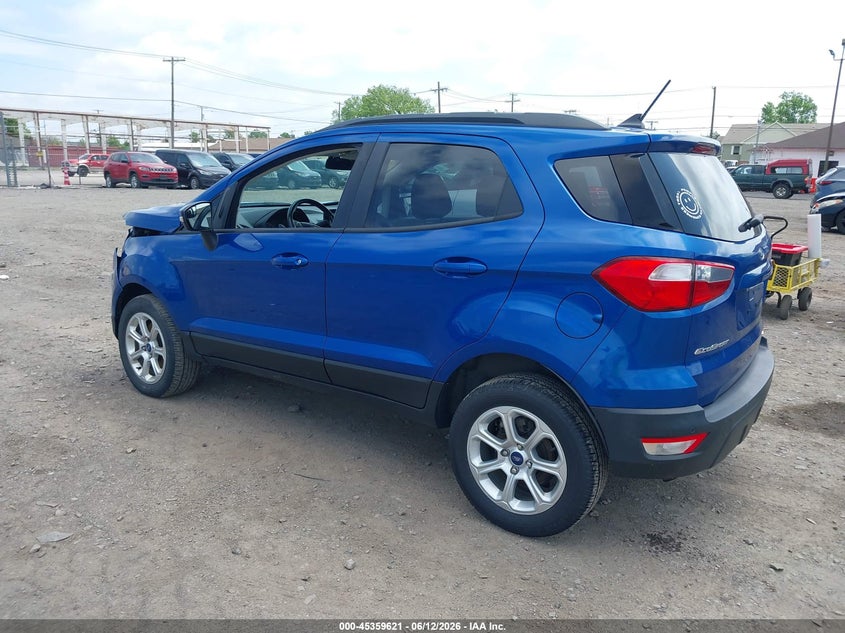 2019 Ford Ecosport VIN MAJ6S3GLXKC292964 IAAI salvage auction — FRONT END, Salvage Title, sold $25 on 2026-07-29 (photo 3)