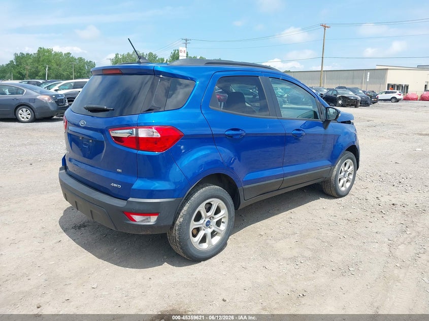 2019 Ford Ecosport VIN MAJ6S3GLXKC292964 IAAI salvage auction — FRONT END, Salvage Title, sold $25 on 2026-07-29 (photo 4)