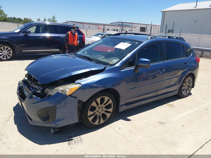 2013 Subaru Impreza VIN JF1GPAL69D2801431 IAAI salvage auction — NORMAL WEAR, Clear (Florida), sold $25 on 2026-07-28 (photo 2)